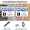 Signmission Propane Cage Locked When Not In Use OSHA Notice Sign, Plastic, 10in W x 7in L, 2PK OS-2PACK-NS-P-710-L-17887 - alternate 2